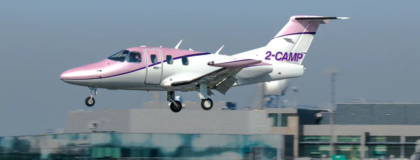 Eclipse 500 2-CAMP operated by Channel Jets, exterior
