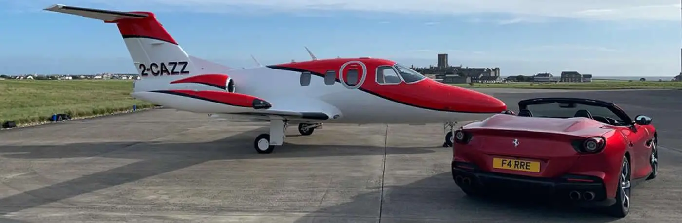 Eclipse 500 2-CAZZ operated by Channel Jets, exterior
