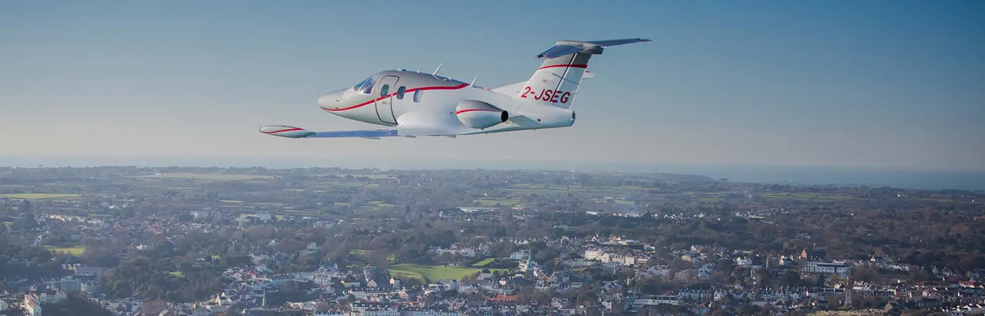 Eclipse 500 2-JSEG operated by Channel Jets, exterior
