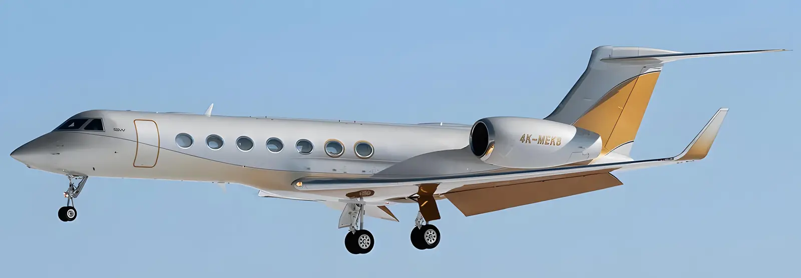 Gulfstream G550 4K-MEK8 operated by ASG Business Aviation, exterior