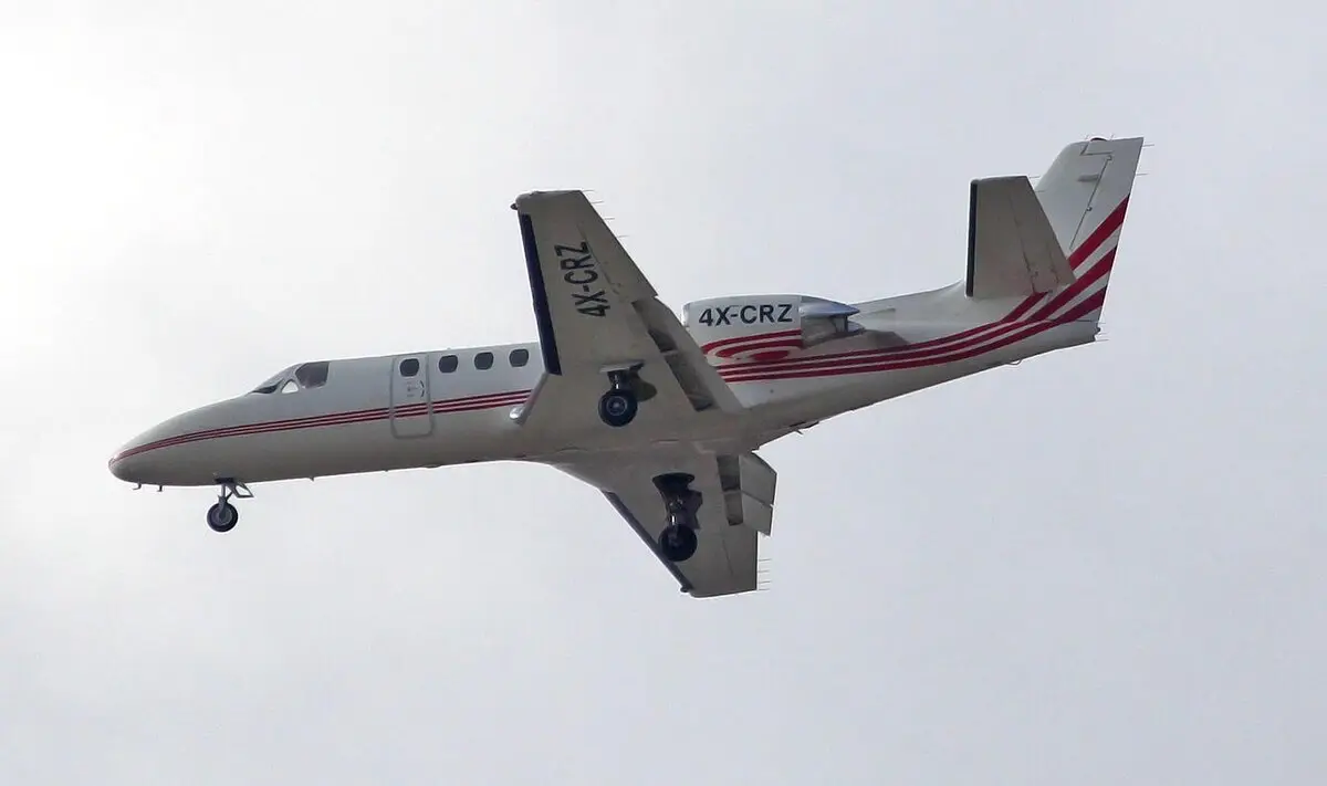 Cessna Citation V 4X-CRZ operated by Arrow Aviation Israel photo 2