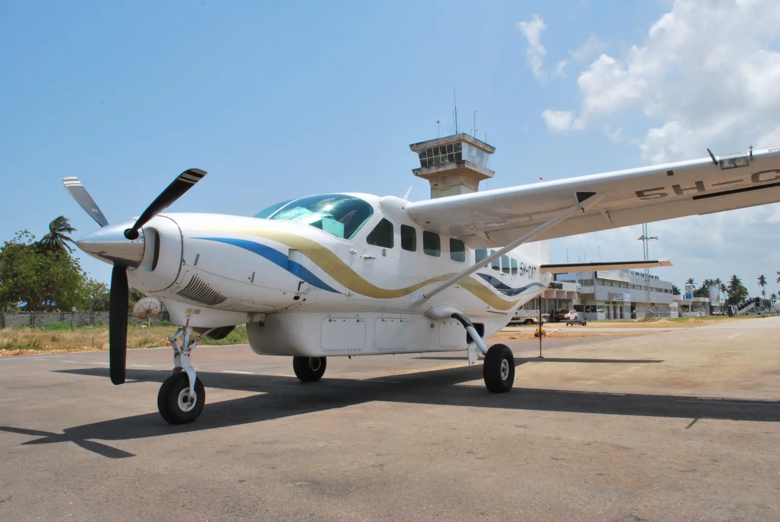 Cessna 208B Grand Caravan 5H-CAT operated by ZanAir, exterior
