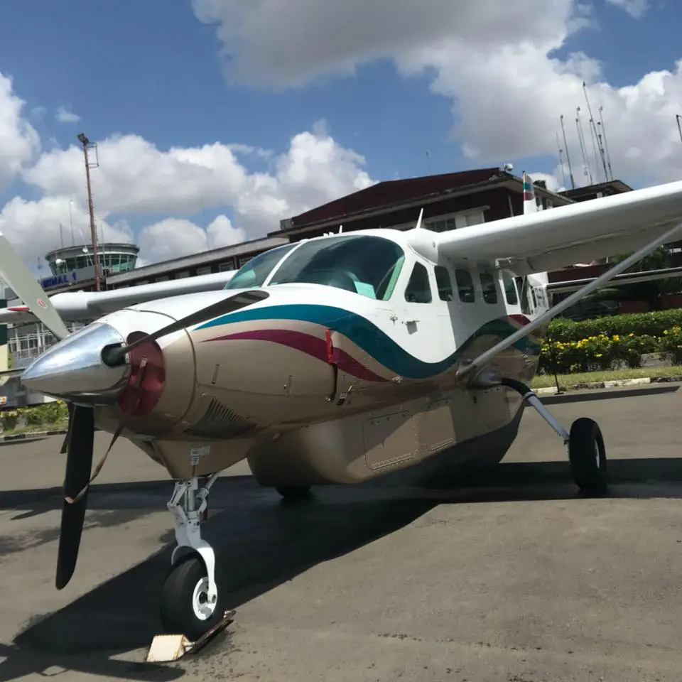 Cessna 208B Grand Caravan 5H-FAR operated by Pelican aviation and tours, exterior