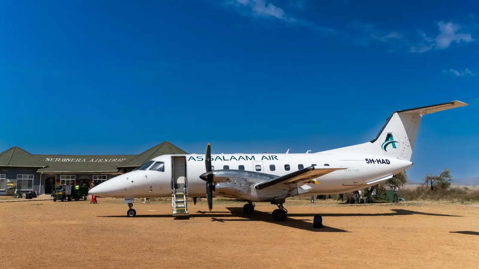 Embraer 120ER 5H-HAD operated by As Salaam Air (Z) co Ltd., exterior