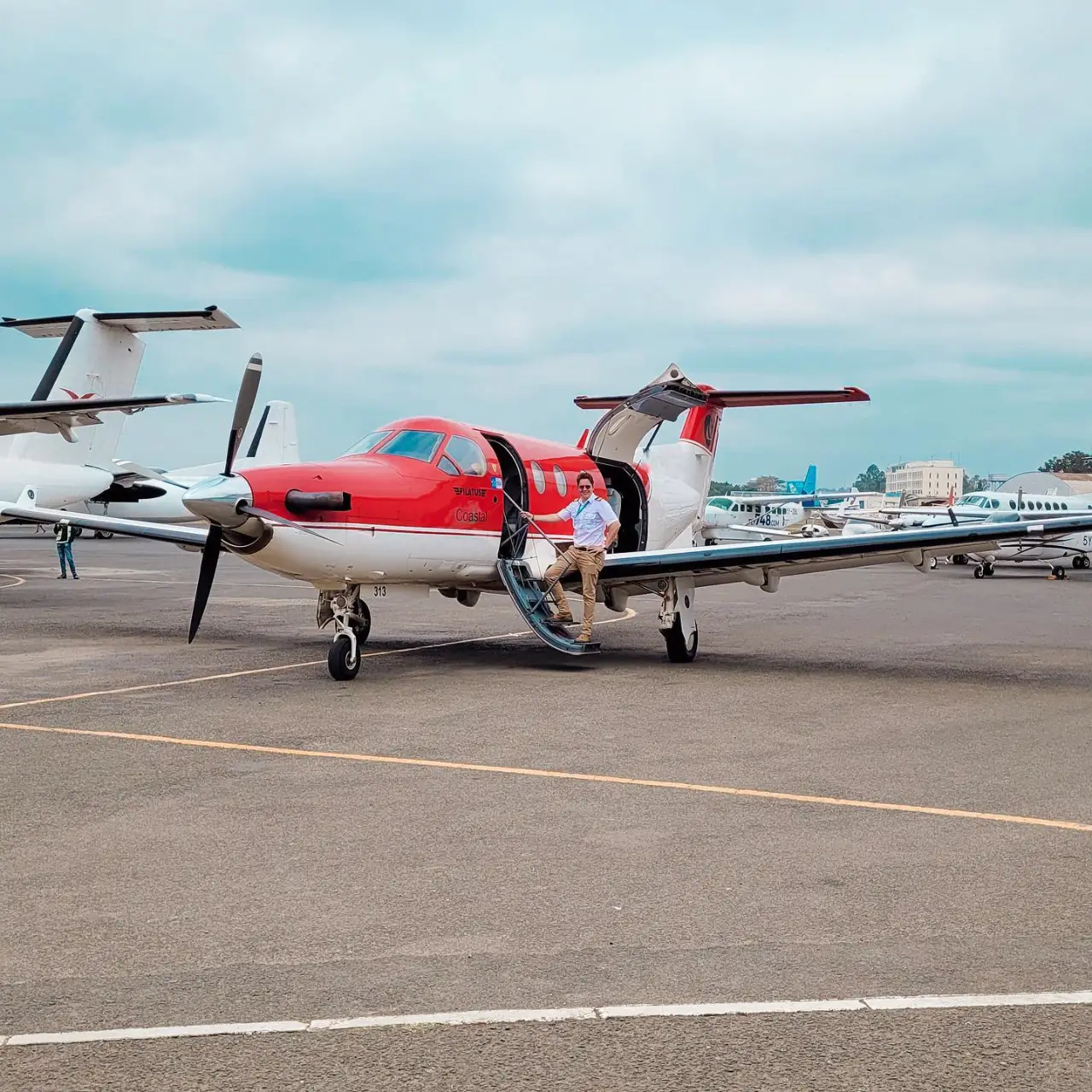Pilatus PC-12/45 5H-JAM operated by Coastal Aviation photo 2