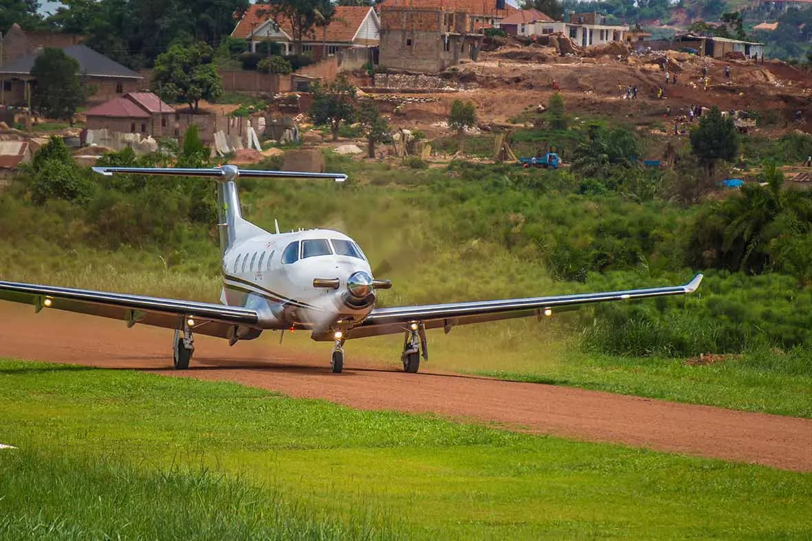 Pilatus PC-12/47 5X-KED operated by Kampala Executive Aviation (KEA) photo 3