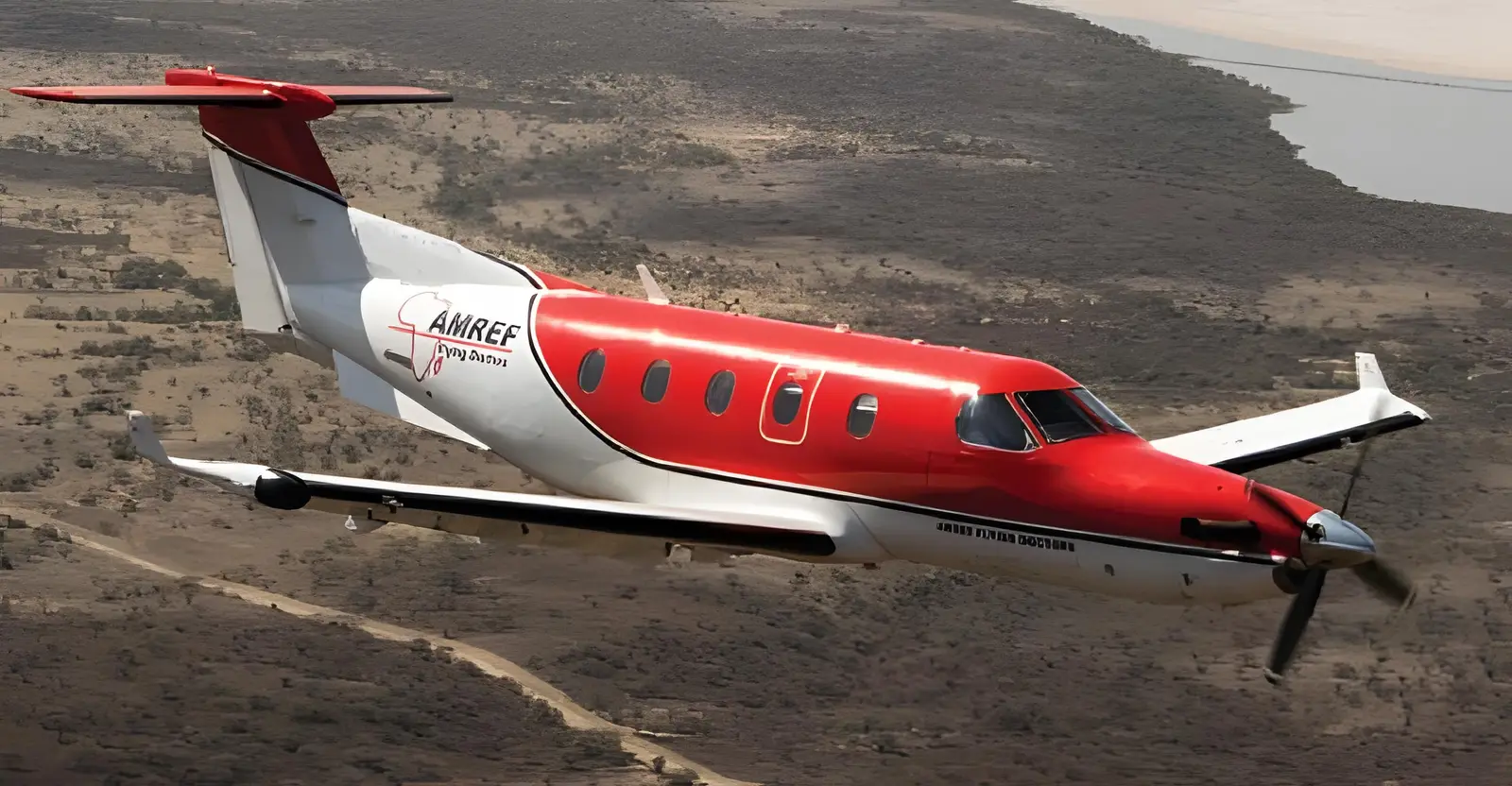 Pilatus PC-12/45 5Y-FDP operated by AMREF Flying Doctors, exterior