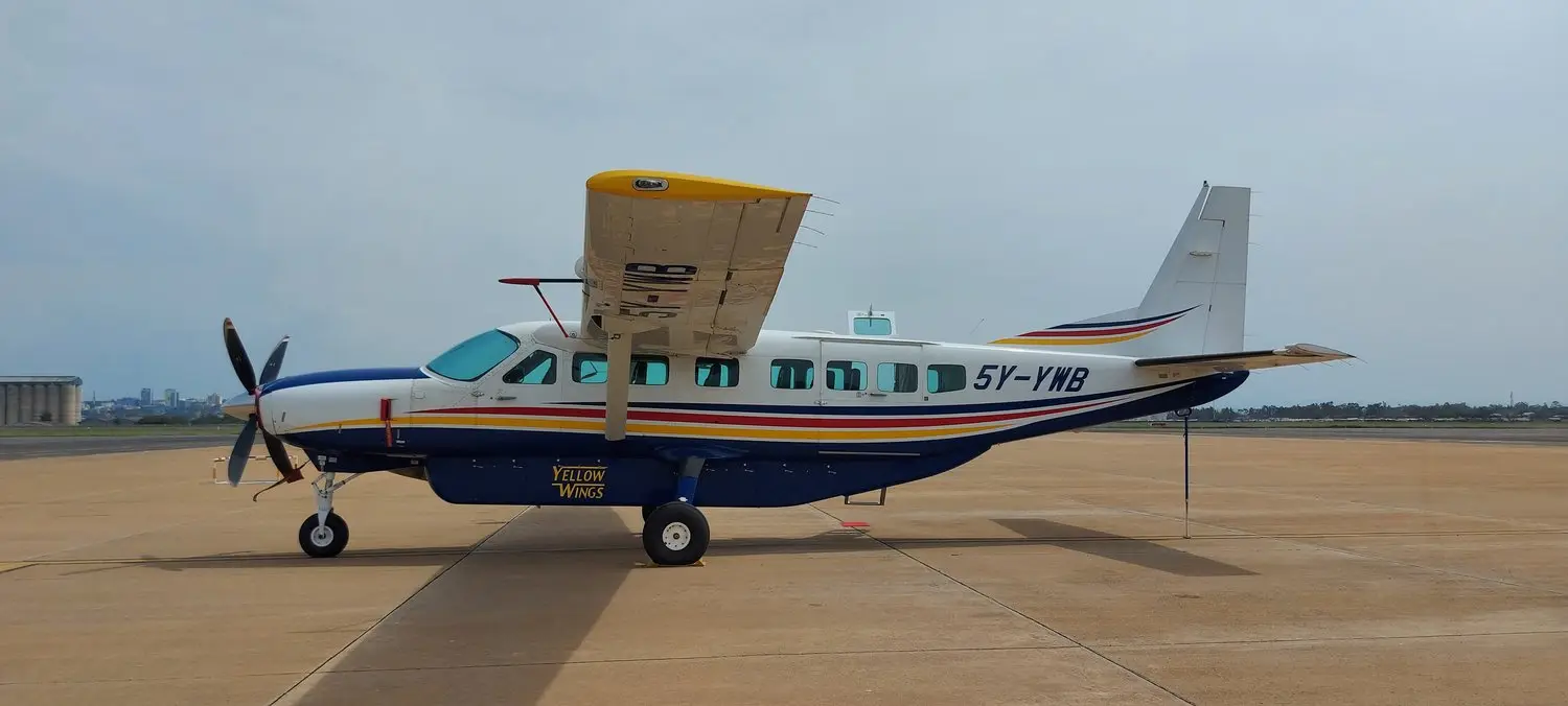 Cessna 208B Grand Caravan EX 5Y-YWB operated by Yellow Wings Air Services, exterior