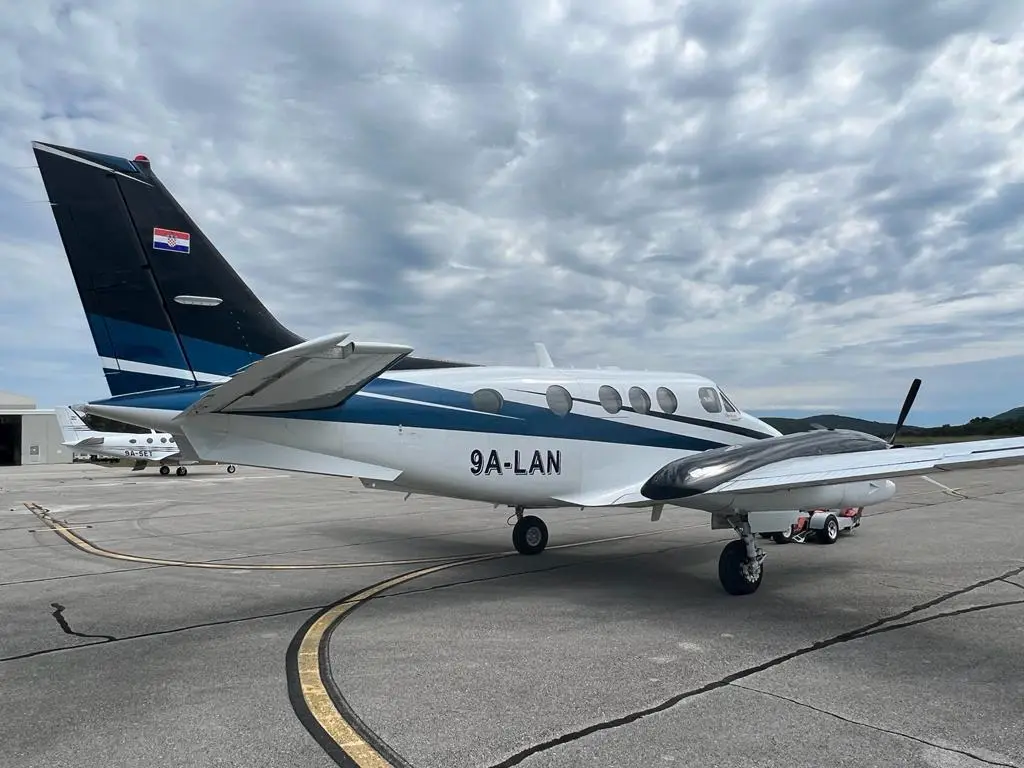 Beechcraft King Air C90GTi 9A-LAN operated by Airport Mali Losinj Ltd. photo 4