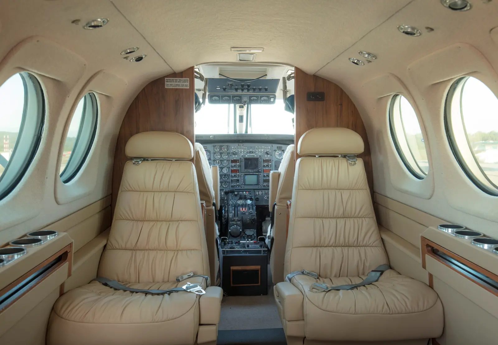 Beechcraft King Air C90B 9A-SET operated by Airport Mali Losinj Ltd., exterior