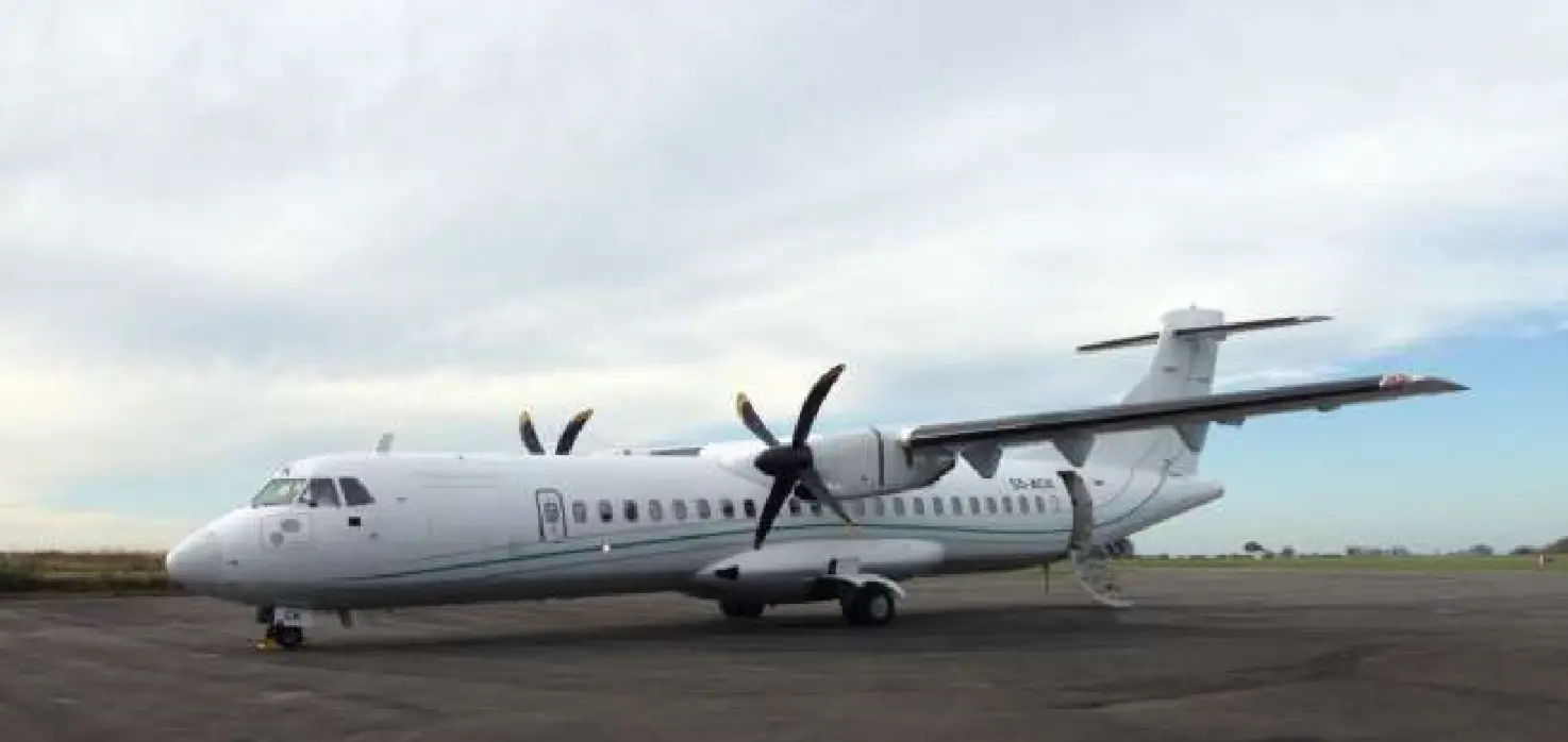ATR 72-212 9H-AJR operated by Amelia by Regourd Aviation, exterior
