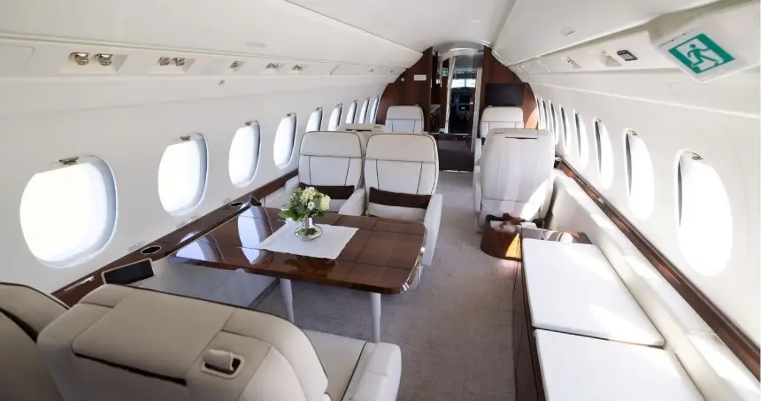 Dassault Falcon 6X 9H-BEAR operated by Air Alsie photo 3