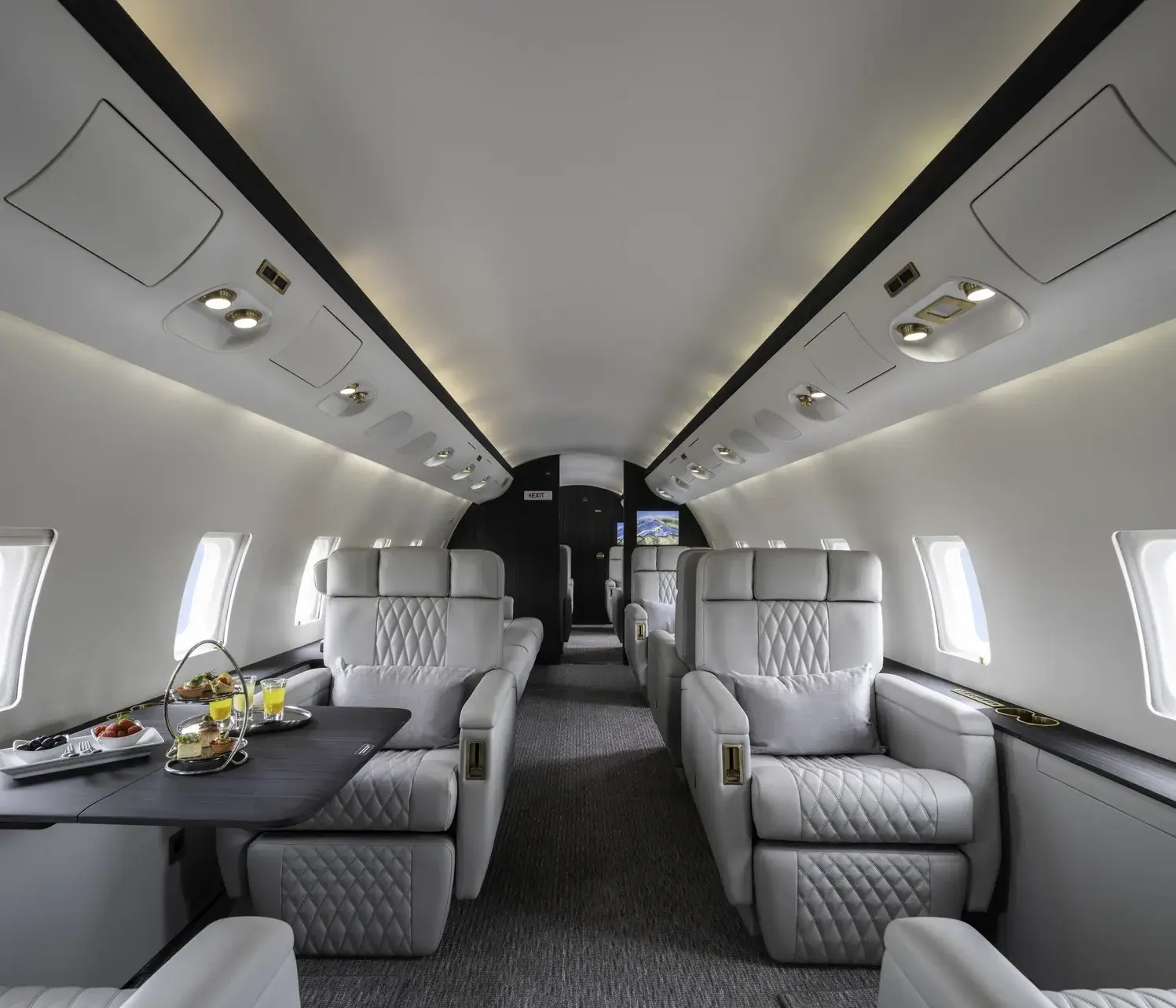 Bombardier Challenger 850 9H-BOO operated by AirX Charter, Ltd., exterior