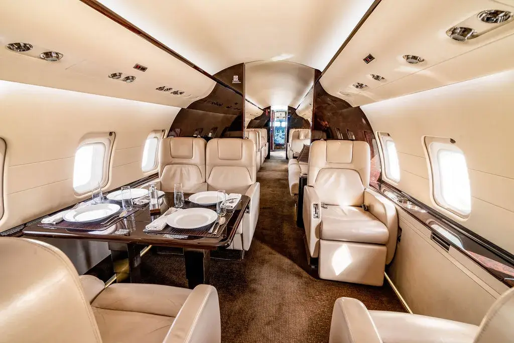 Bombardier Challenger 850 9H-CWM operated by AirX Charter, Ltd. photo 3