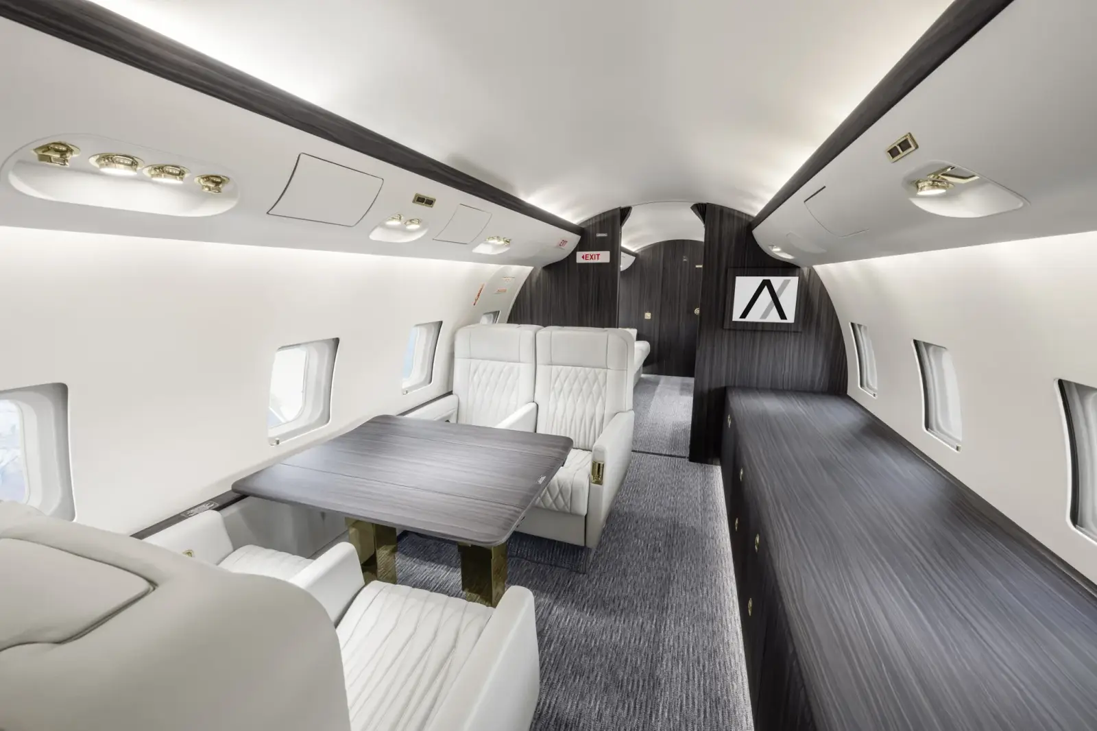 Bombardier Challenger 850 9H-DOM operated by AirX Charter, Ltd. photo 4
