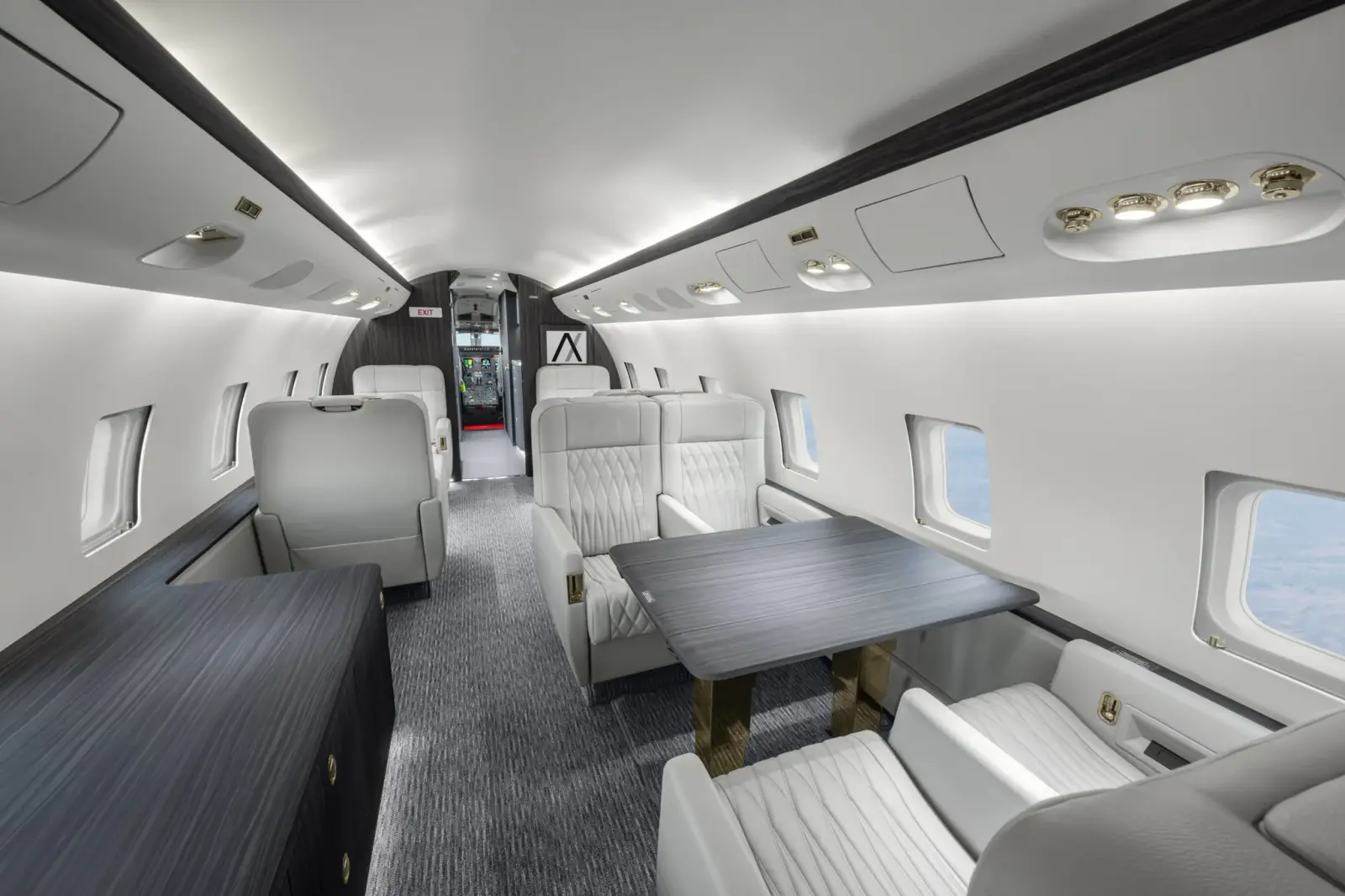 Bombardier Challenger 850 9H-DOM operated by AirX Charter, Ltd. photo 5