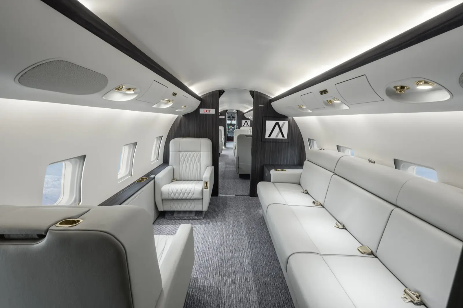 Bombardier Challenger 850 9H-DOM operated by AirX Charter, Ltd. photo 6