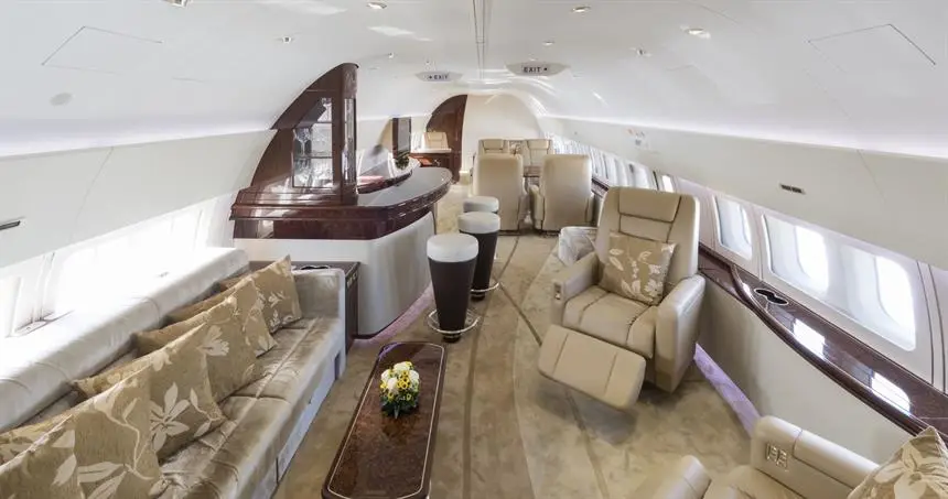 Boeing BBJ 9H-GGG operated by Jet Aviation Flight Services, Inc. photo 5