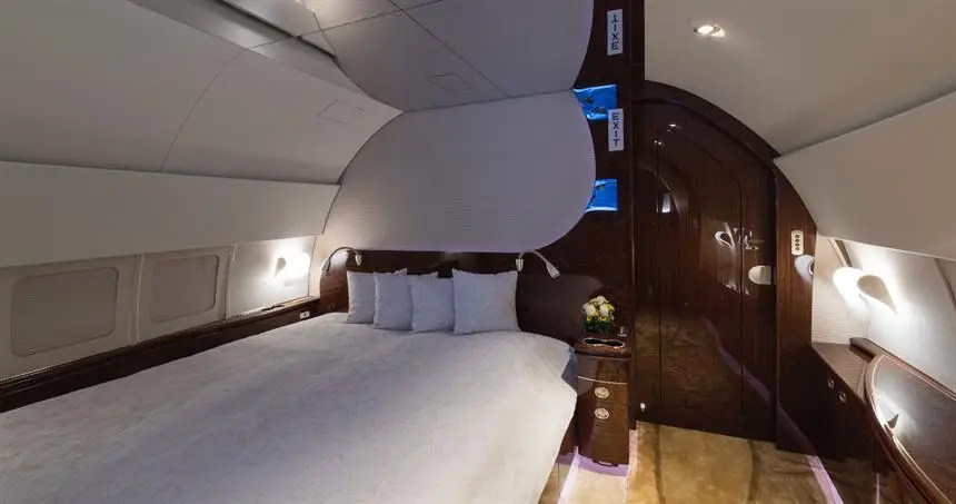 Boeing BBJ 9H-GGG operated by Jet Aviation Flight Services, Inc. photo 6