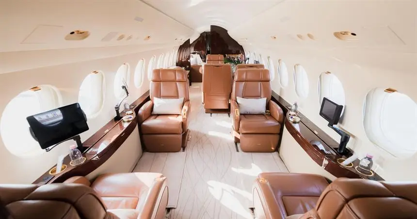 Dassault Falcon 7X 9H-MOON operated by Skyfirst Ltd photo 4