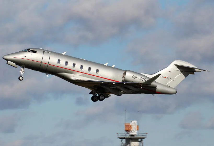 Bombardier Challenger 350 9H-VCG operated by Vistajet, exterior