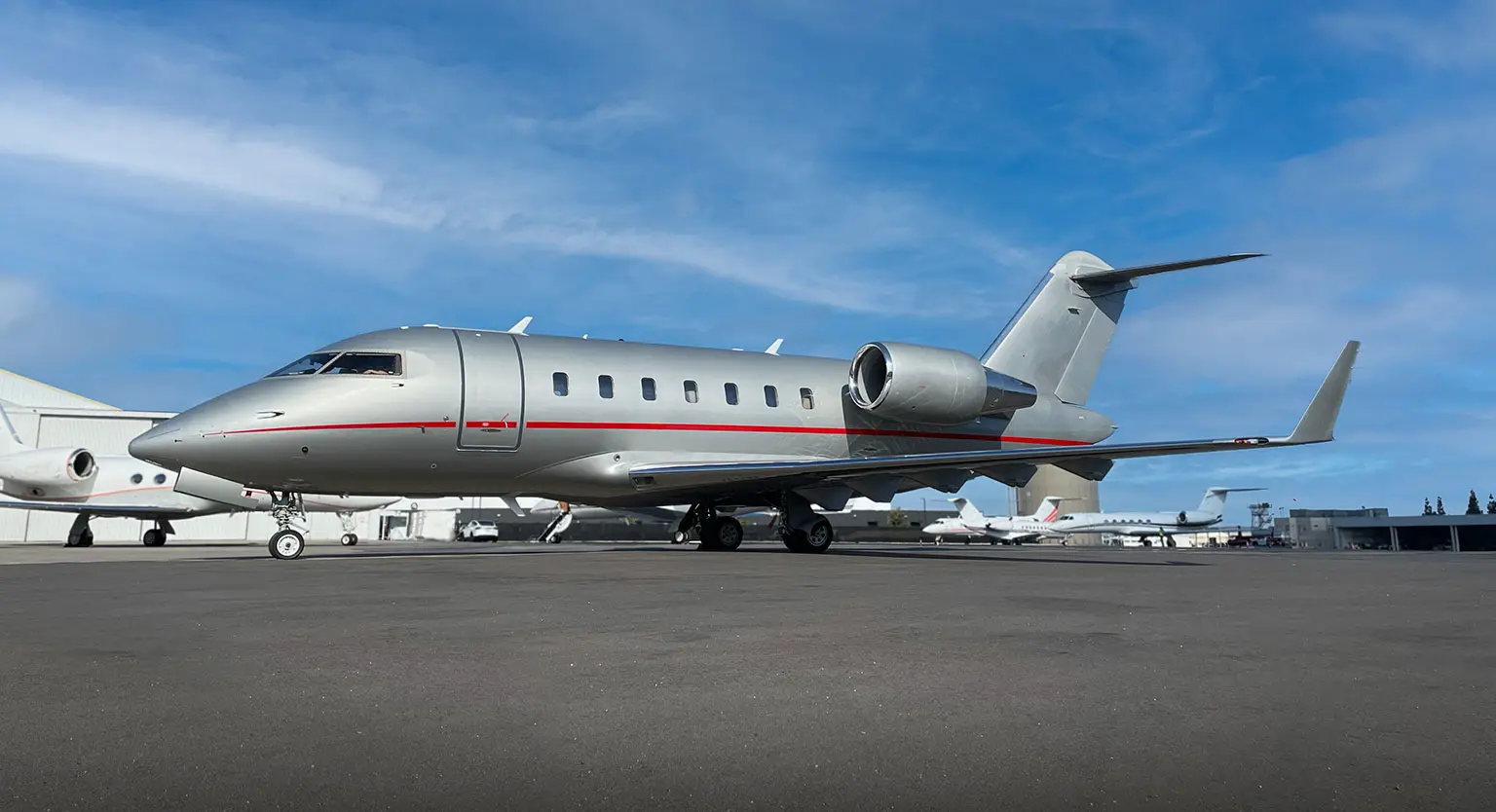 Bombardier Challenger 605 9H-VFN operated by Vistajet, exterior
