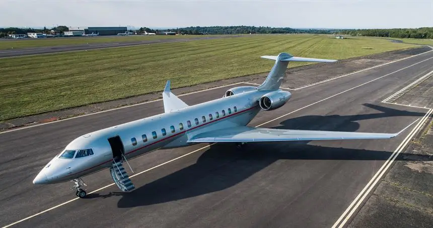 Bombardier Global 7500 9H-VIL operated by VistaJet, exterior