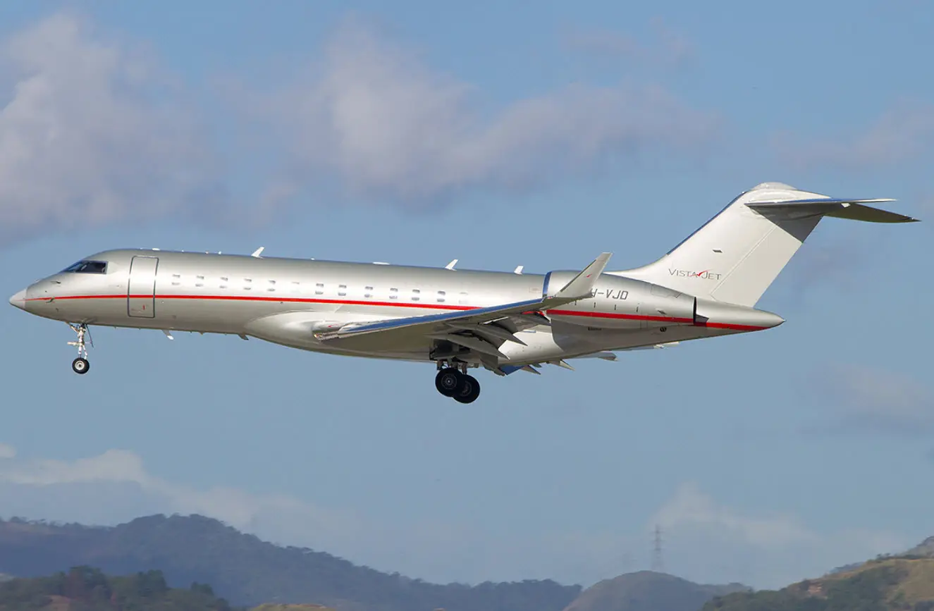 Bombardier Global 6000 9H-VJD operated by VistaJet, exterior