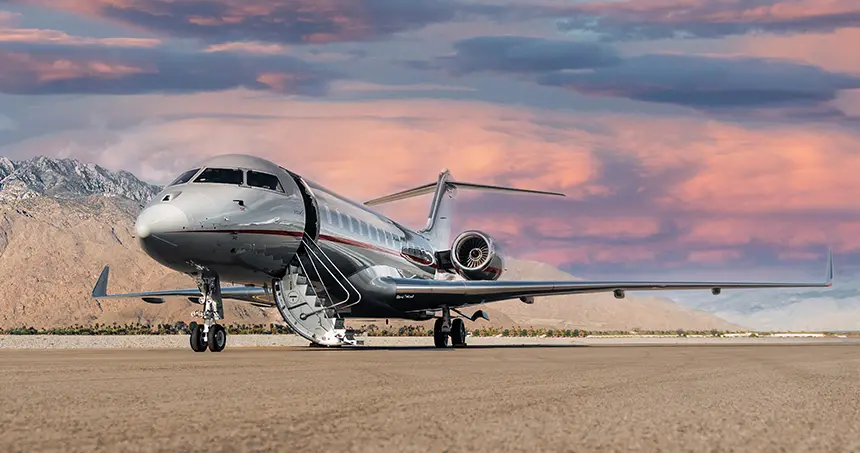 Bombardier Global 6000 9H-VJJ operated by Vistajet, exterior