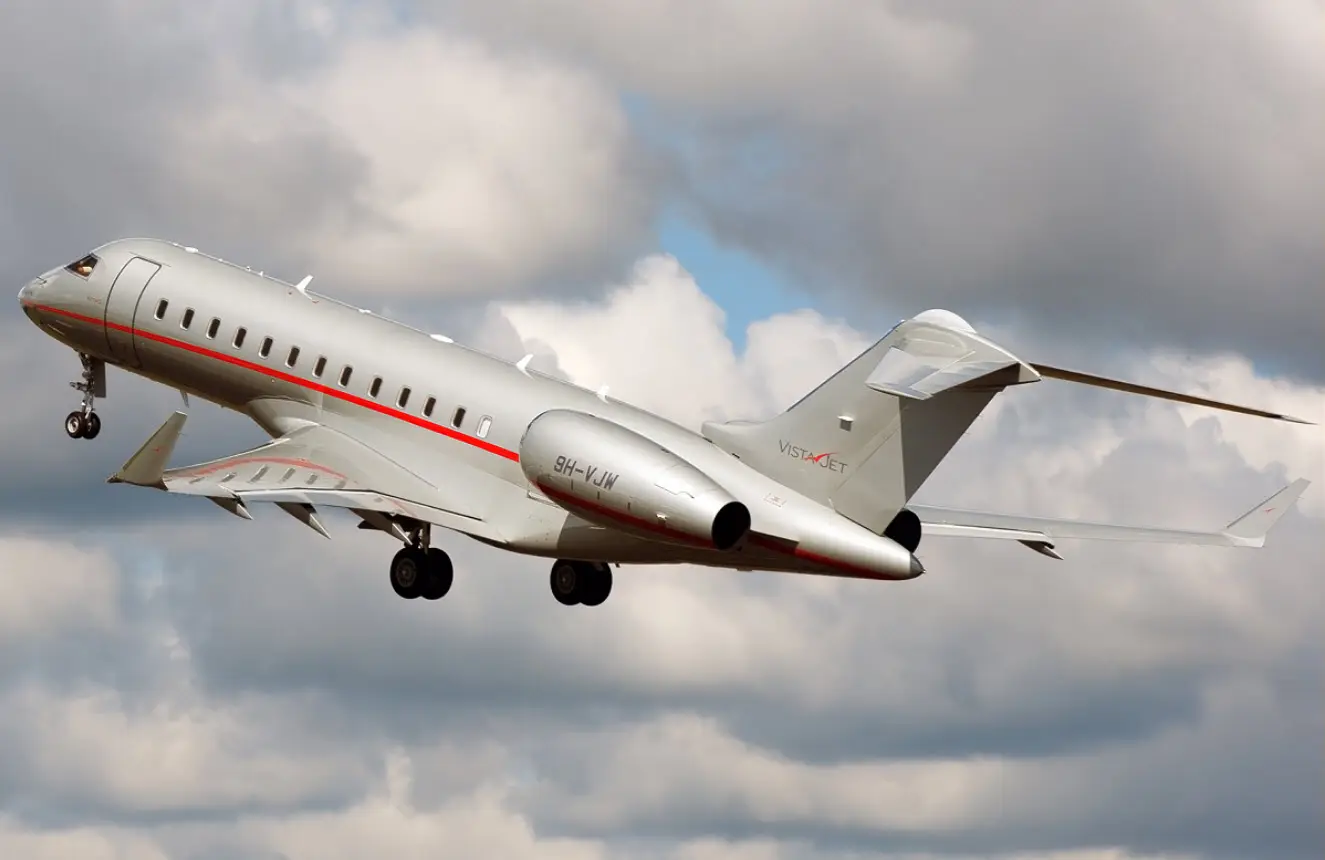 Bombardier Global 6000 9H-VJW operated by Vistajet, exterior