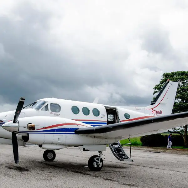 Beechcraft King Air E90 9J-STA operated by Staravia Air Charters photo 4