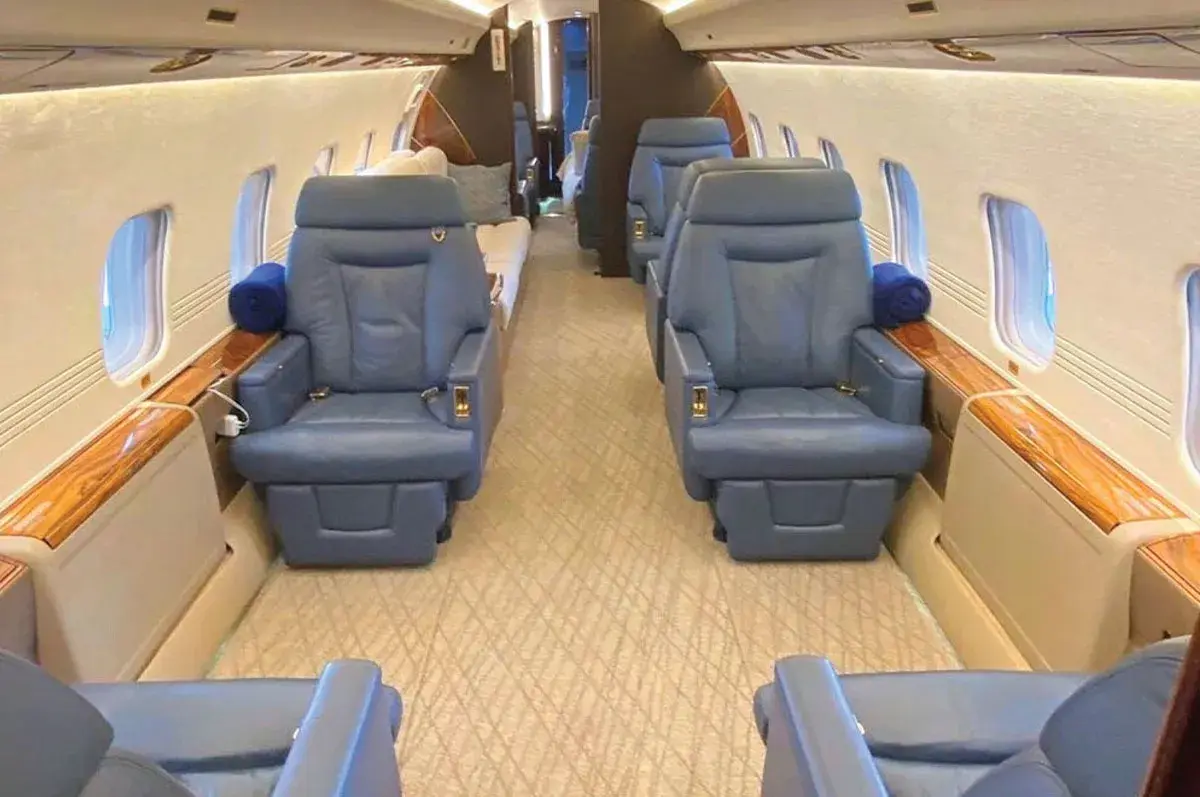 Bombardier Global Express A6-AFD operated by Alex Jets photo 3