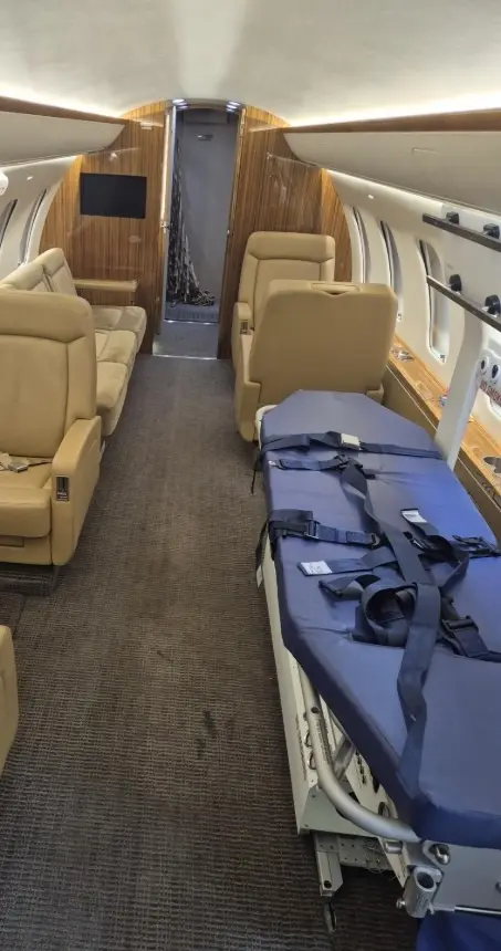Bombardier Challenger 605 A6-FAM operated by Falcon Aviation Services photo 5