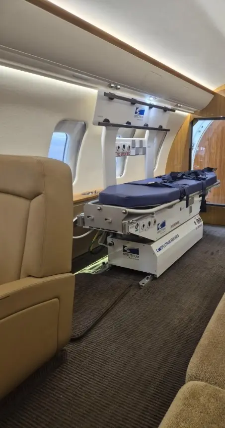 Bombardier Challenger 605 A6-FAM operated by Falcon Aviation Services photo 6