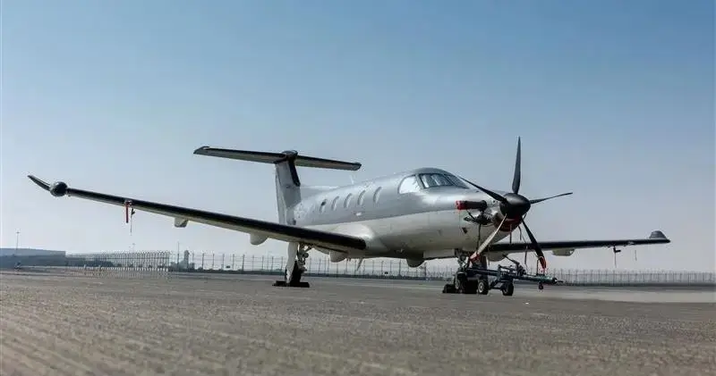 Pilatus PC-12/47 NG A6-MIG operated by DC Aviation Al-Futtaim LLC photo 4