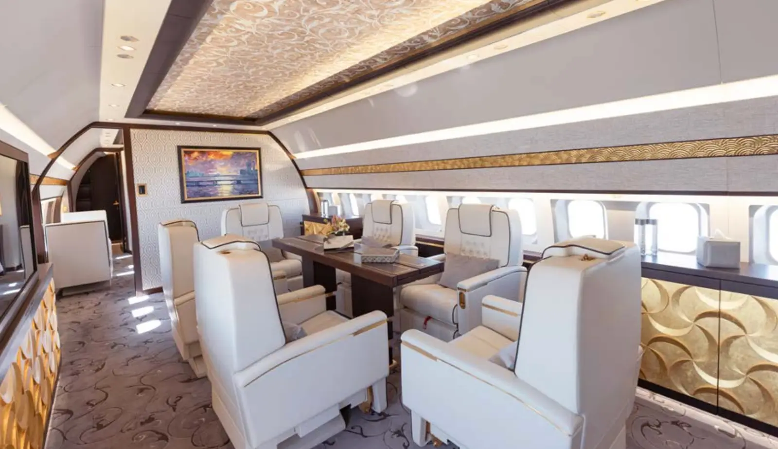 Boeing BBJ A6-RJF operated by RoyalJet LLC photo 3