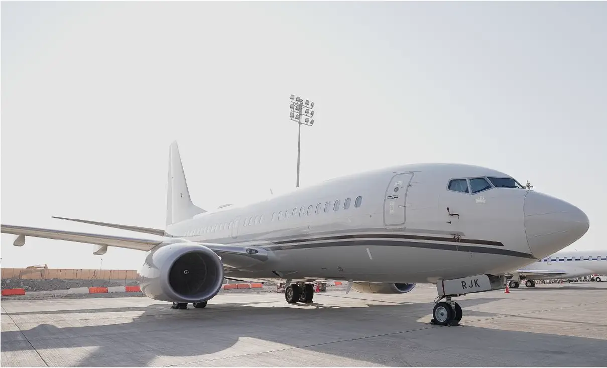 Boeing BBJ A6-RJK operated by RoyalJet LLC photo 3