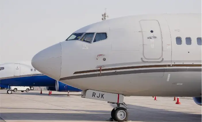 Boeing BBJ A6-RJK operated by RoyalJet LLC photo 4