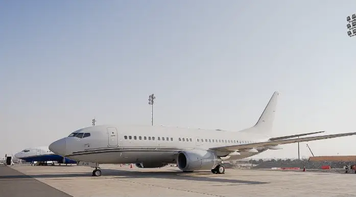 Boeing BBJ A6-RJK operated by RoyalJet LLC photo 5