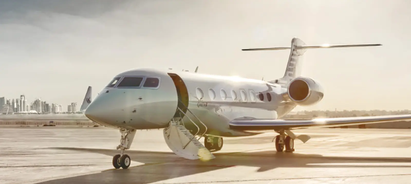 Gulfstream G650ER A7-CGA operated by Qatar Executive, exterior