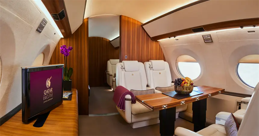 Gulfstream G650ER A7-CGC operated by Qatar Executive photo 3