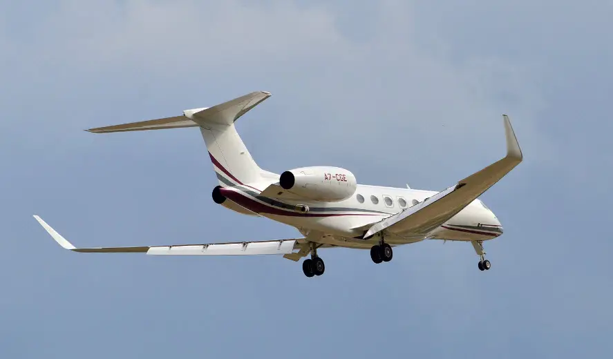 Gulfstream G650 A7-CGE operated by Qatar Executive, exterior