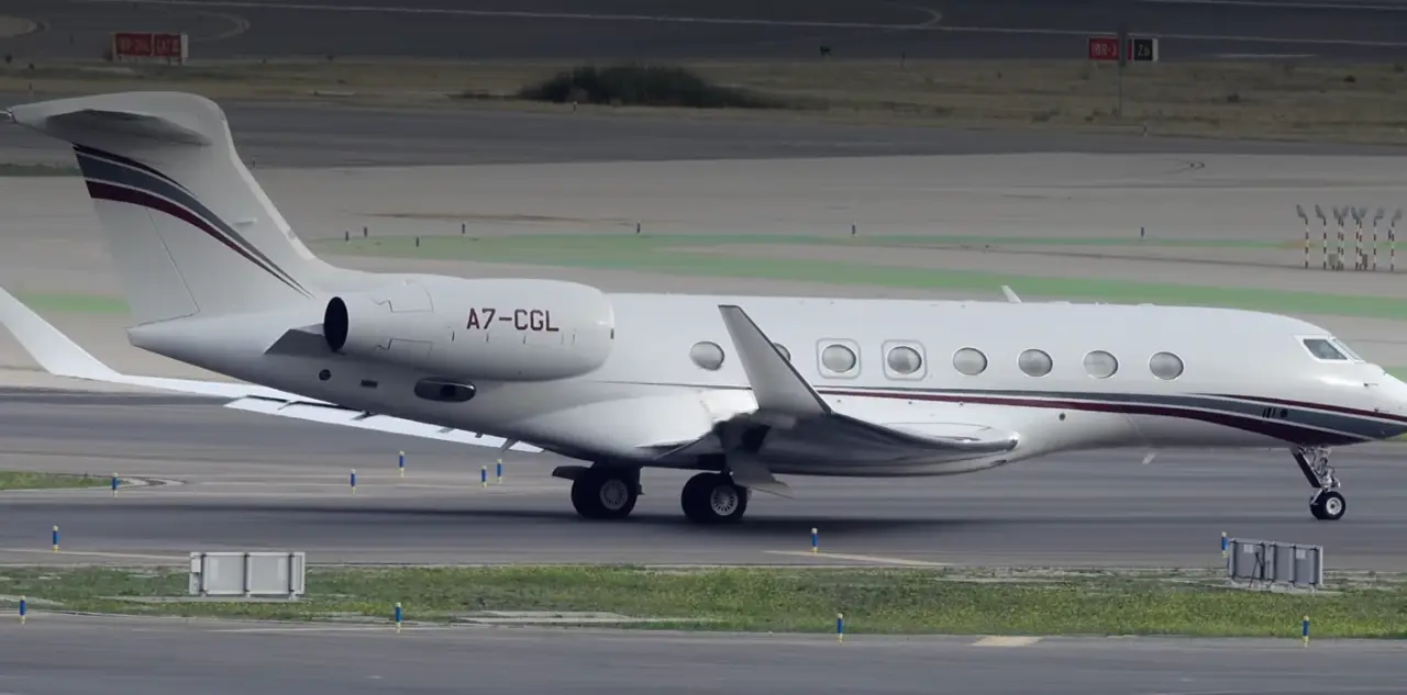 Gulfstream G650ER A7-CGL operated by Qatar Executive, exterior