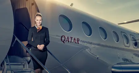 Gulfstream G650 A7-CGM operated by Qatar Executive, exterior