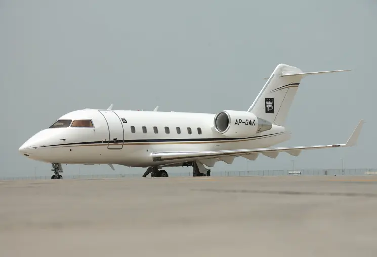 Bombardier Challenger 604 AP-GAK operated by Princely Jets photo 3