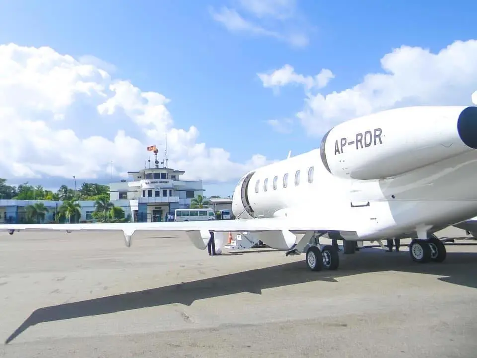 Bombardier Challenger 350 AP-RDR operated by AC Aviation Charter GmbH, exterior