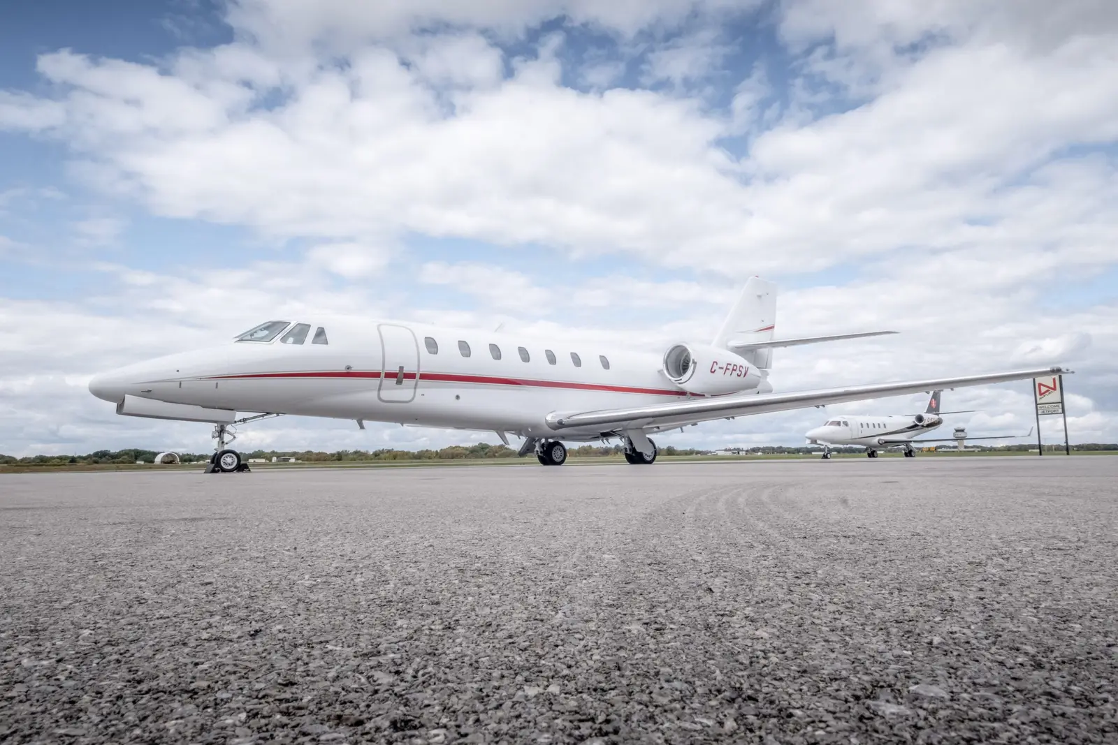 Cessna Citation Sovereign C-FPSV operated by Private Air, Inc., exterior