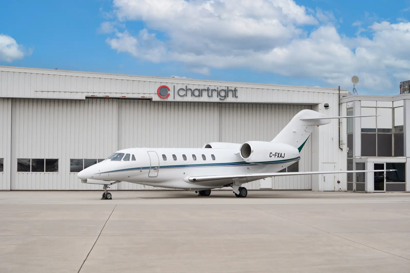 Cessna Citation X C-FXAJ operated by Chartright Air Group, exterior