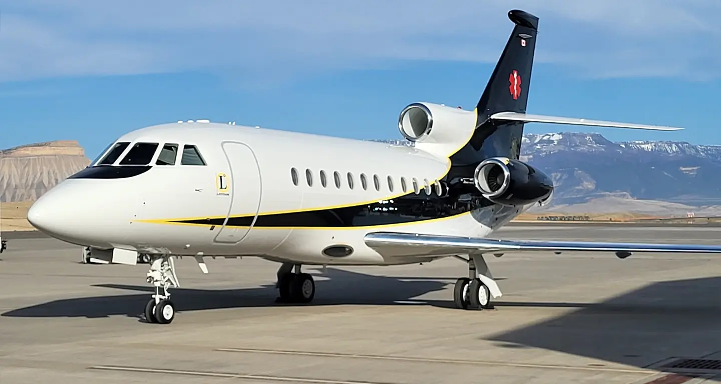 Dassault Falcon 900B C-GEBA operated by Latitude Air Ambulance photo 2