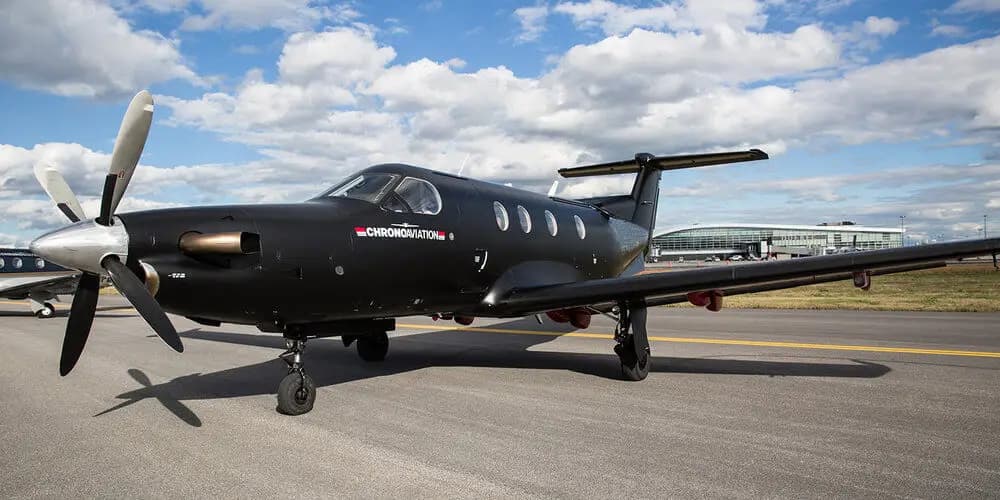 Pilatus PC-12/45 C-GICR operated by Chrono Aviation photo 3